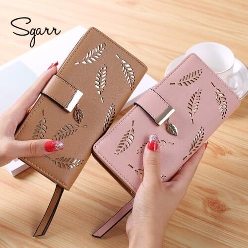 SGARR Women's Wallets With Zippers