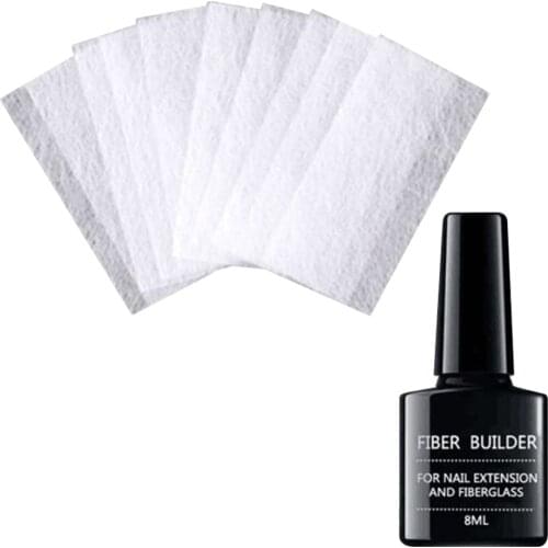 Silk Fiberglass For Nail Extension Form Non-Woven Silks UV Gel Building Fiber French Acrylic DIY Manicure Accessories