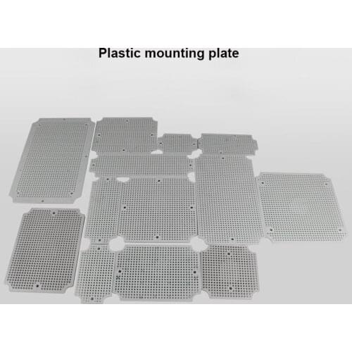Type plastic box ABS waterproof enclosure use as electric junciton plastic mounting plate Galvanized mounting box base