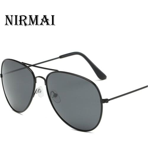 Vintage Aluminum Polarized Sunglasses Men Classic Brand Sun Glasses Coating Lens Driving Eyewear UV400 Goggle 49mm