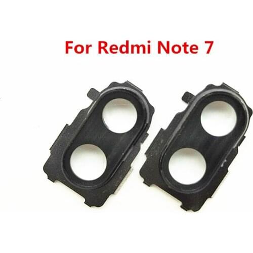 1x Rear Back Camera Glass Lens + Camera Cover Frame Holder for Xiaomi Redmi Note 7