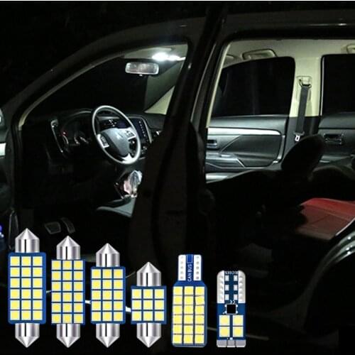 5x Error Free Auto LED Bulbs Car Interior Lights Kit For Infiniti M25 M35 M37 2007-2011 2012 2013 Dome Reading Light Trunk Lamps