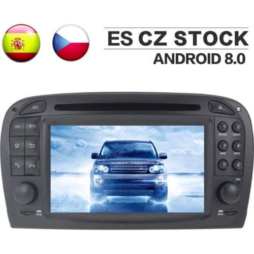 Android 8.0 Car Radio Stereo GPS Headunit for Mercedes Benz SL R230 2001 2002 2003 2004 Car DVD Player Auto Video Multimedia