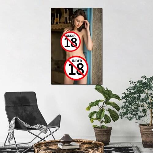 Decorative Canvas Paintings Adult Model Sexy Beauty Photo Posters and Prints Wall Art For Room Decor