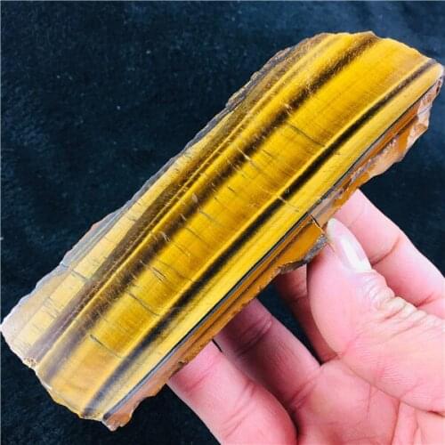 Drop shipping Madagascar natural Mineral specimen Tigers eye Crystal gemstone meditation reiki healing 9cm