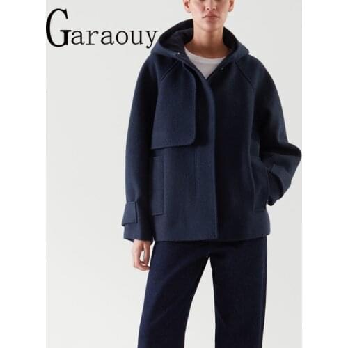 Женские пальто с капюшоном Garaouy China At AliExpress