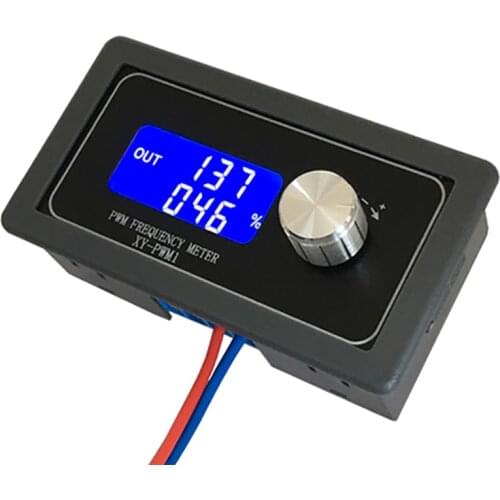 PWM Pulse Frequency Duty Cycle Square Wave Signal Generator Module with 2 Modes & Lock 1Hz-150kHz Adjustable PWM Frequency Meter