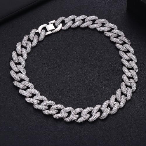 Janeklly big white gold-color Statement Cuban Link Chain Choker Necklace adjust Women Wedding Bijoux Punk Hiphop Rock