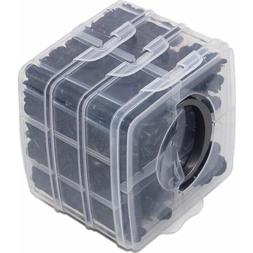 630 Pcs Car Retainer Clips Plastic Fasteners Kit Fender Rivet Clips Auto Bumper Rivet Retainer for G-m Ford Toyota Honda Chrysle