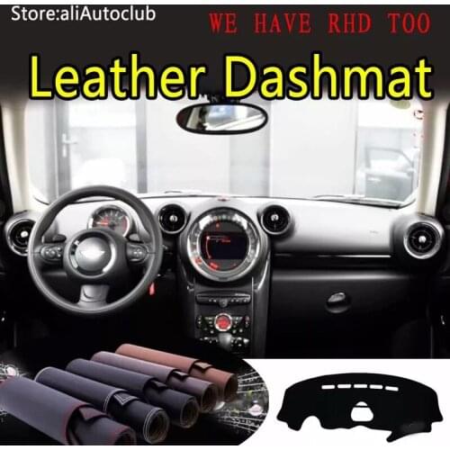 For Mini Paceman R61 R60 2013 2014 2015 2016 Leather Dashmat Dashboard Cover Dash Carpet Custom Car Styling accessories