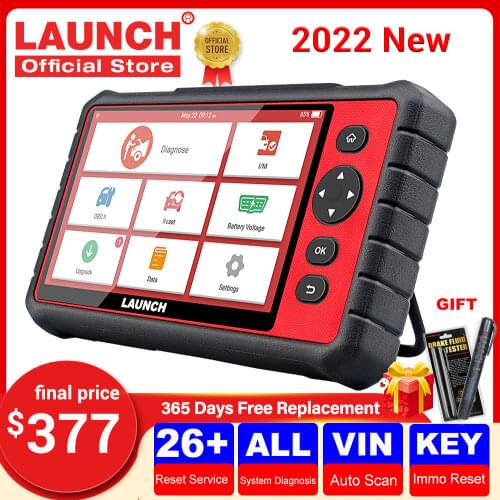 LAUNCH X431 CRP909E OBD2 Car Full System Diagnostic Tool Code Reader Scanner with 15 Reset Service Update Online PK MK808 CRP909