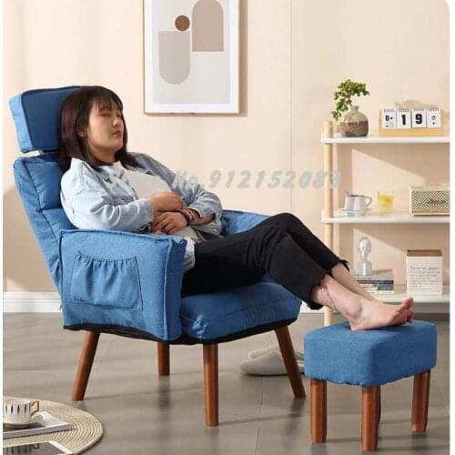 Lazy sofa small recliner bedroom single sofa chair lazy chair foldable balcony reclining single chair home