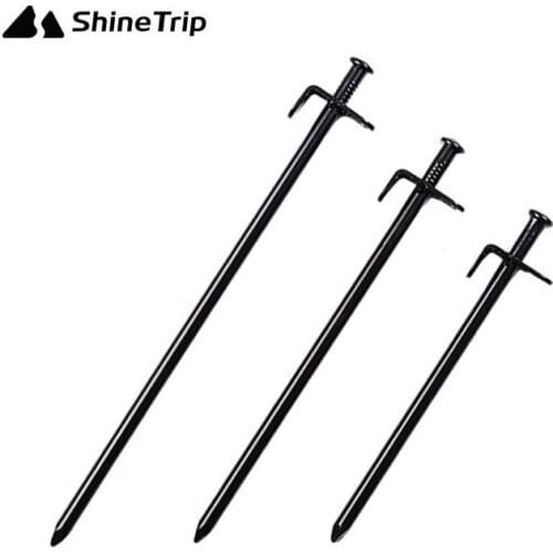 Outdoor Multifunctional Bold Tent Nails Cast Steel Metal Nails Canopy Beach Fixed Camping Camp Nails 20cm 25cm 30cm