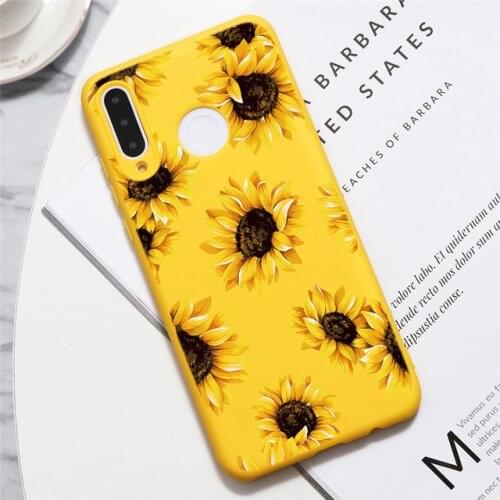 Summer Sunflower Soft TPU Case For Xiaomi POCO M3 X3 NFC Redmi 6A 9A 9S 8 9 pro max 10X Print Silicon Cover