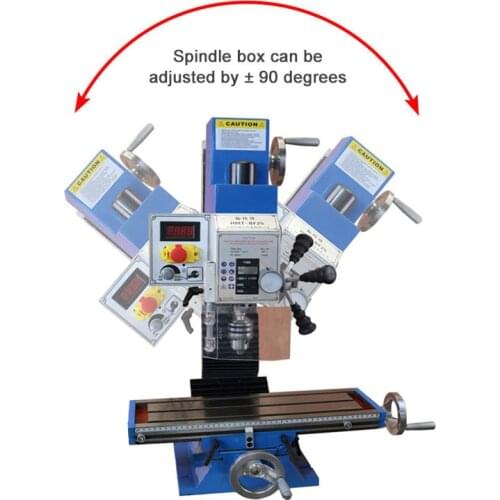 Small Household Manual Drilling Lathe High Speed Milling Machine, High Precision 16v Bench Drilling Micro Milling Machine