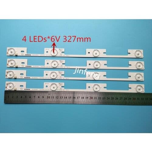 New 20 Pieces*4 LEDs*6V LED for Konka 39 inches LCD TV backlight TV KDL39SS662U 35018339 327mm 4LED 100%NEW