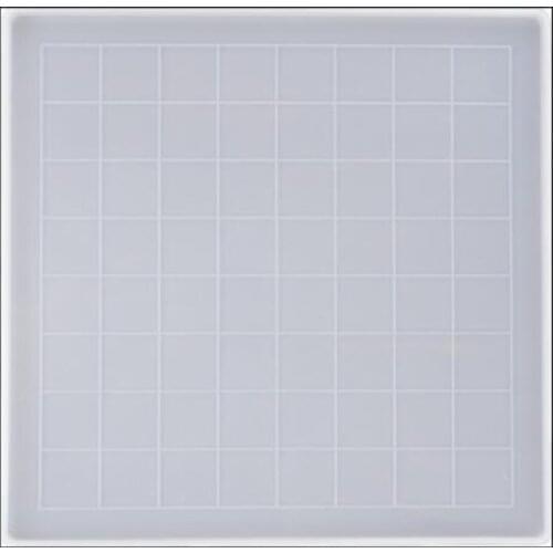 2021 New 1 Set DIY Chess Board Crystal Epoxy Resin Mold Chess+Checkerboard Silicone Mould