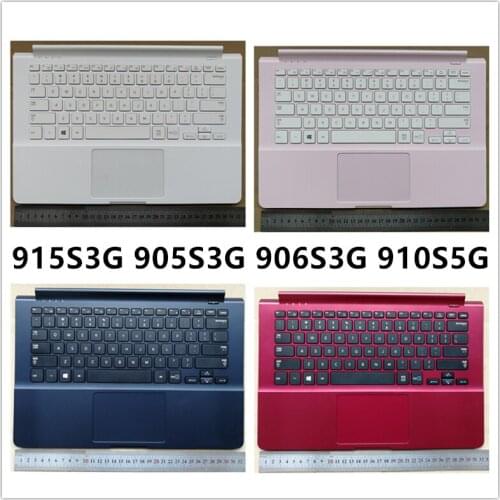 New laptop For Samsung 915S3G 905S3G 906S3G 910S5G Small return enter with English keyboard Palmrest upper Cover Case