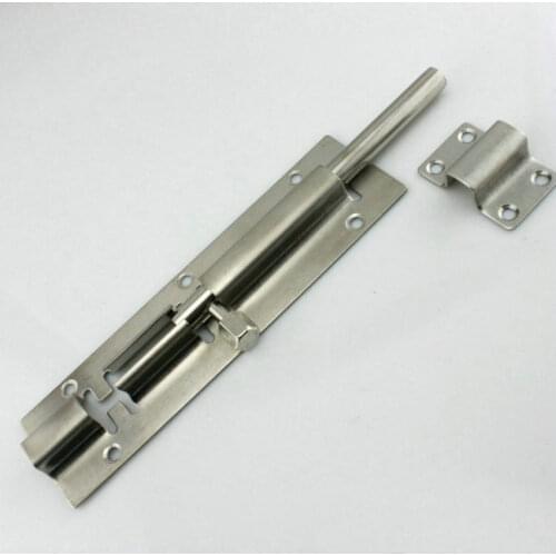 Wholesale Thicken 5PCS/Lot 10Inch=250MM(40MM Width, 9.5MM Rod Dia) 304 Stainless Steel Thumb Lock, Security Latch, Steel Latch