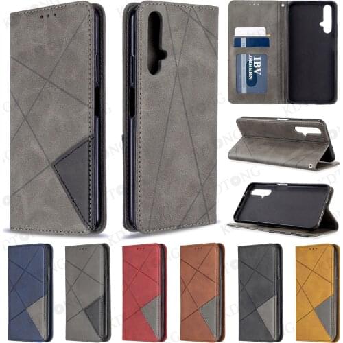 Luxury Solid Color Flip Leather Phone Case For Huawei Honor 20S 10i 10 9X 9A 9S 8A 8S 7A 7C Nova 4E 5i Y5 Y6 Y7 Y9 Wallet Cases