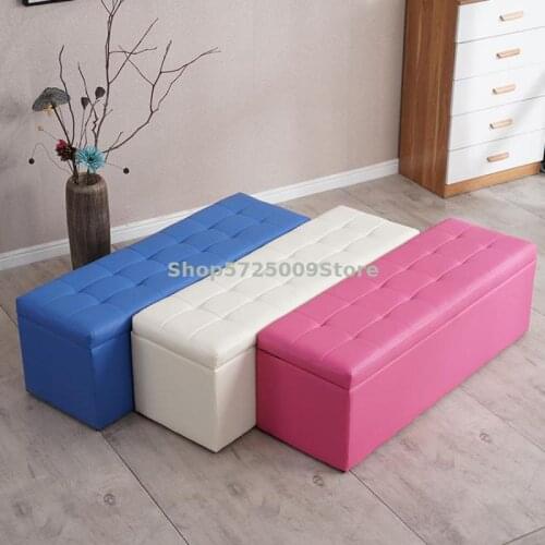Clothing Store Sofa Bench Bench Storage Fitting Room Stool Rest Bench Shoe Store Shoe Change Bench Bench Bench Footstool Leather
