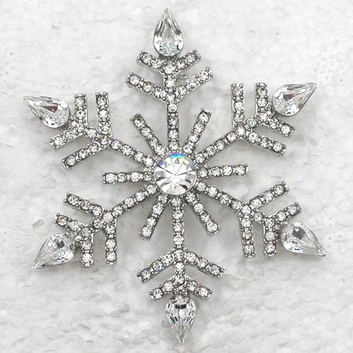 Wedding party jewelry brooch Clear Rhinestone Flower Pin brooches C285