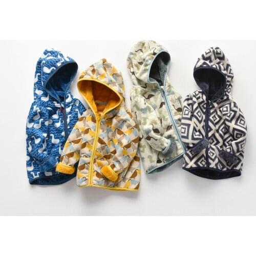 In October 2020, the new mens treasure floral hooded and plush thick Fleece Jacket supports one piece of cross-border hair