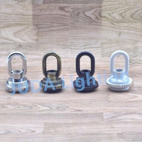 Vintage retro Edison lamp chain hook M23 thread ceiling lamp ring closed hook for led pendant light zinc alloy hardware fittings