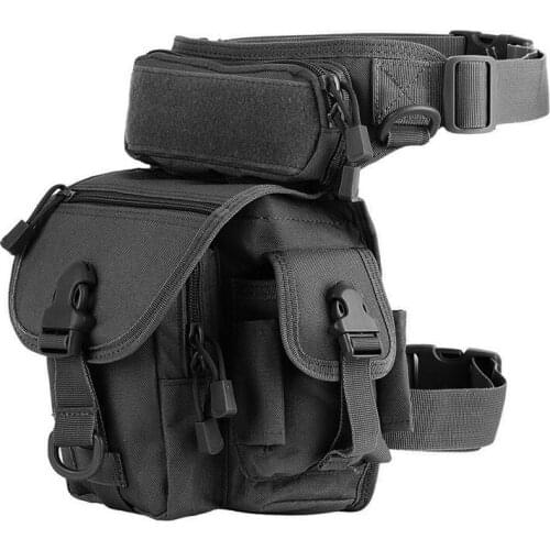 Military Tactical Drop Leg Bag Fanny Waist Bag Thigh Pack Hunting Backpack Waist Pack Motorcycle Riding Sport Men Hip Belt Packs