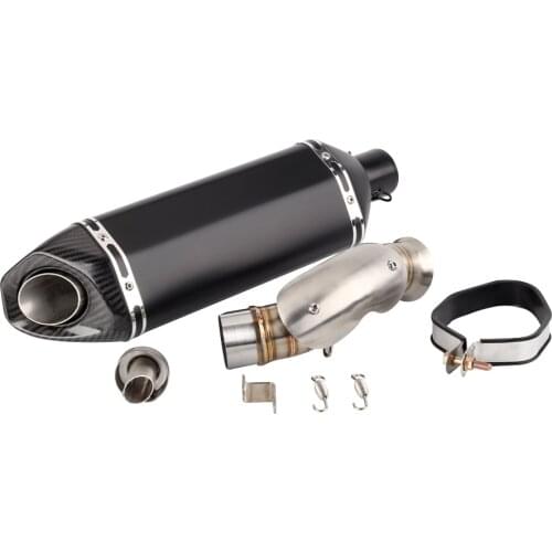 For KTM 790 Duke 2018 2019 Duke 790 Carbon Fiber Escape Slip on Motorcycle Exhaust Muffler And Link Pipe System