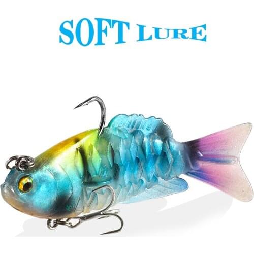 10CM 21G Soft Fishing Lure Silicone Bait Bass Pike Minnow Swimbait Rubber Fish Lure
