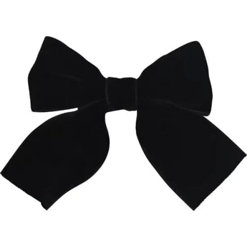TIMEONLY Temperament Black Color Cloth Butterfly Hairwear for Women Female Sweet Duckbill Clip Hairpin Korean Fashion Jewelry