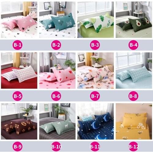 2pcs Great Cheap Pillowcases 100% Premium Hotel Polyester Fitted & Bedsheet Pillow Case