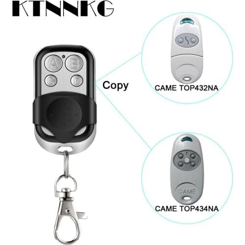 2pcs Copy CAME TOP 432NA 434NA Duplicator 433.92 mhz Remote Control Universal Garage Door Gate Remote Cloning Transmitter