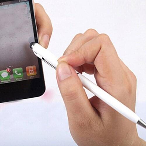 2 in1 Touch Screen Stylus Ballpoint Pen for Cell Phone Tablet Office Pens