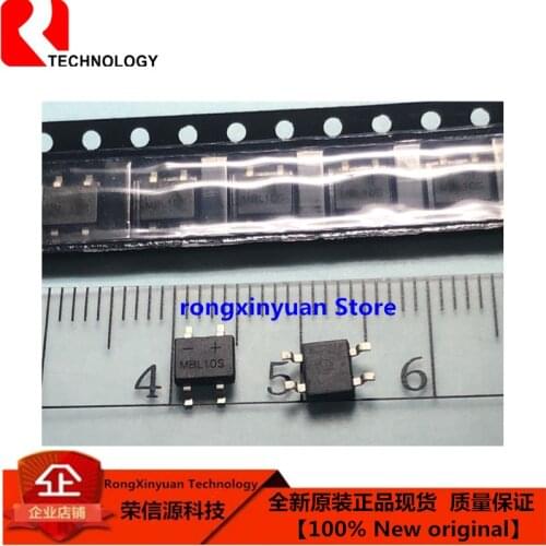 20 pcs/lot MBL10S SOP-4 MBL10 1000V/0.8A Surface Mount Bridge-Rectifier 100% New original