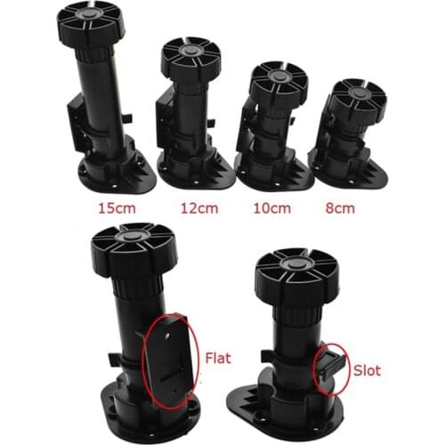 20Pcs PP Plastic Kitchen Bath Cabinet leg feet adjustable leveler Plinth Toe kick