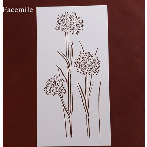 23x12cm Facemile Tree Cake Stencil Set Wedding Party Kitchen Baking Fondant Coffee Decor Template Gift 54051