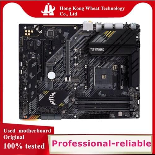 For ASUS TUF GAMING B550-PLUS (WI-FI) Motherboard Socket AM4 M.2 nvme ssd For AMD B550 Used Original Desktop Mainboard