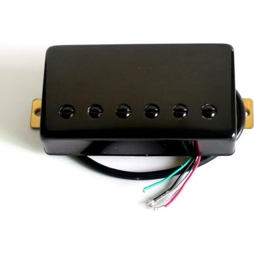 Electric guitar parts ceramic humbucking LP guitar pickup in black with pole screws and blade