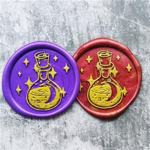 Hourglass stamp head of Retro Wood Stamp Sealing Wax Seal Stamp Wedding Decorative sealing Stamp wax seals