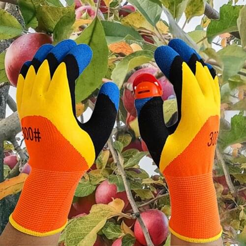 1 Pair Fruit Picker Gloves With 1pc Thumb Cutter Breathable High Elasticity Gloves For Garden Harvesting Vegetables Crop Picking