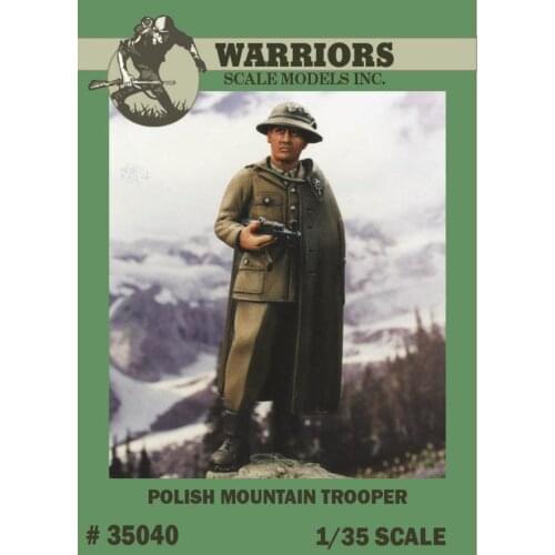 1/35 Polish Mountain Trooper Resin Figure WARRIORS #35040 Unassembled Uncolored DIY Model