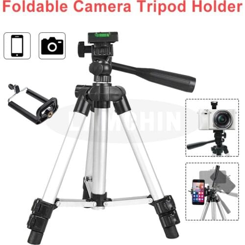 Professional Phone Photography Tripod Holder Built In Level Four Section SLR Camera Tripod With Mini Two-Section Tripod Holder