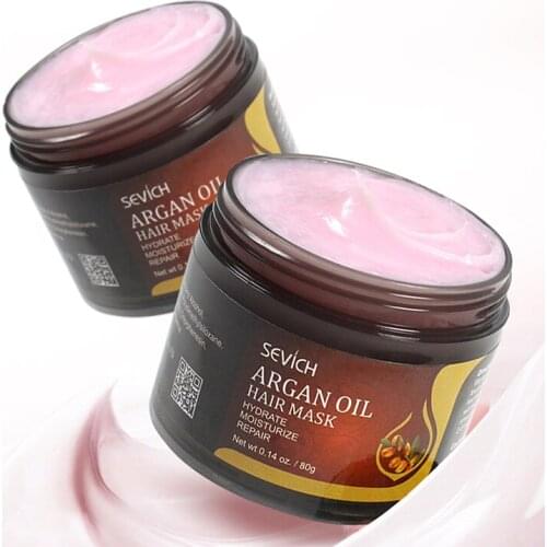 Argan Oil Moisturize Hair Treatment Mask Repair Damage Hair Root 80g Keratin Hair & Scalp Treatment Deep Hair Care Mask
