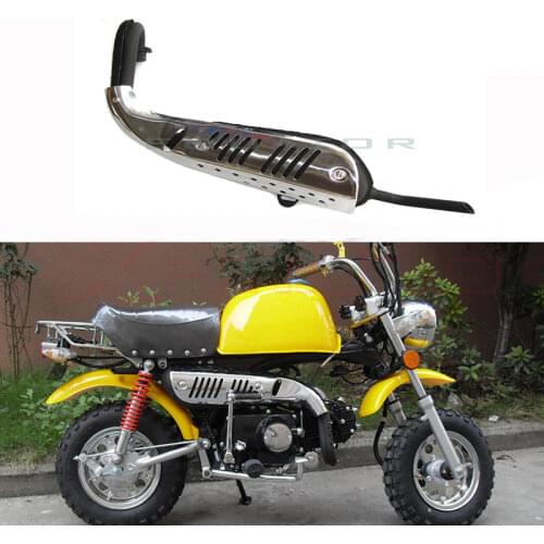 Motorcycle dirt pit bike parts muffler exhaust for z 50 z 50 monkey bikes parts z 50 z 50