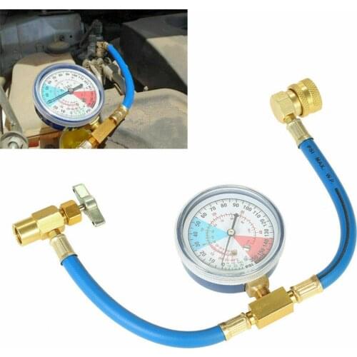 Car Air Refrigerant Recharge Filling Kit Automotive Air Conditioning Refill R134A Hose Gas Air Conditioning Refill Charge Valves