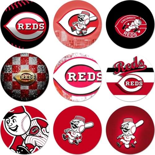 Cincinnati Reds Icons Pins Badge Decoration Brooches Metal Badges For Backpack Decoration 58mm