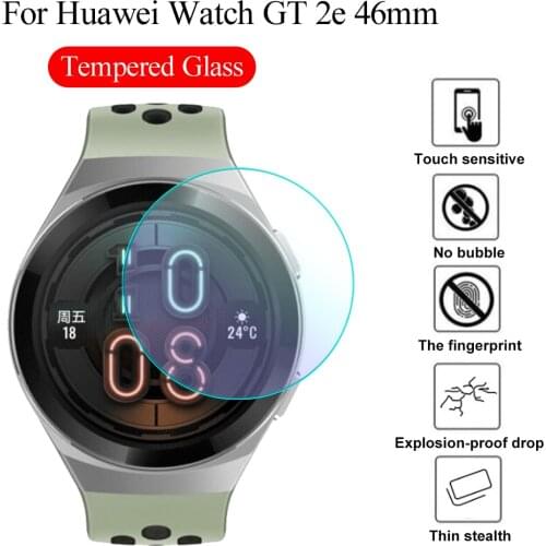 1PC 2.5D Curved HD Clear Tempered Glass Screen Protectors Ultra Thin Anti-Scratch Protective Film For Huawei Watch GT 2e 46mm