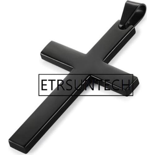 100pcs Cross Pendant Stainless Steel Bible Verse Christian Gift Charm Religious Jewelry Keychain Necklace Cross Pendant